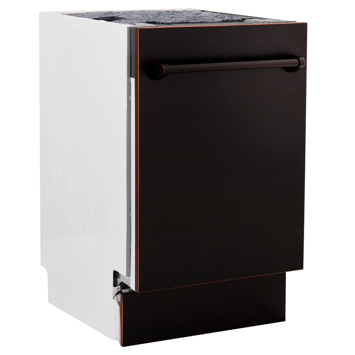 ZLINE 18&quot; Tallac Series 3rd Rack Top Control Dishwasher in Oil Rubbed Bronze with Stainless Steel Tub, 51dBa (DWV-ORB-18)