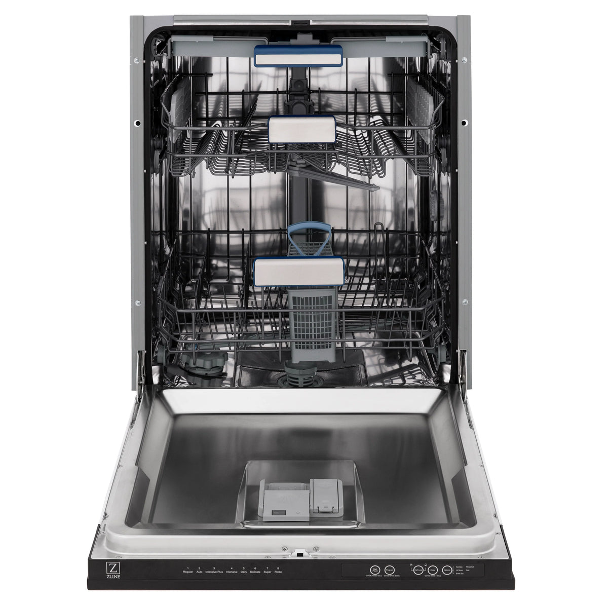 ZLINE 24&quot; Tallac Series 3rd Rack Tall Tub Dishwasher in Oil Rubbed Bronze with Stainless Steel Tub, 51dBa (DWV-ORB-24)