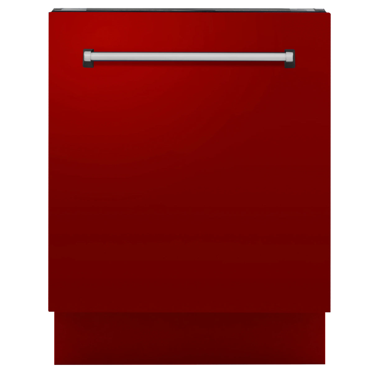 ZLINE 24&quot; Tallac Series 3rd Rack Tall Tub Dishwasher in Red Gloss with Stainless Steel Tub, 51dBa (DWV-RG-24)