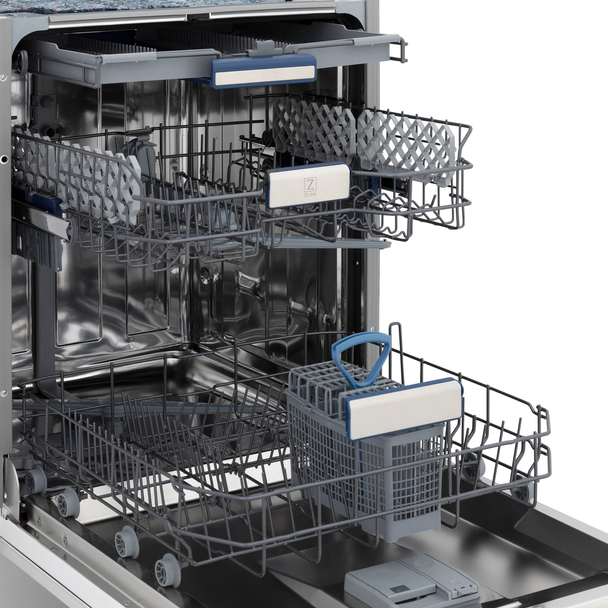 ZLINE 24&quot; Tallac Series 3rd Rack Tall Tub Dishwasher in Stainless Steel, 51dBa