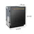 ZLINE Autograph Edition 24" 3rd Rack Top Touch Control Tall Tub Dishwasher in Black Stainless Steel, Champagne Bronze Handle