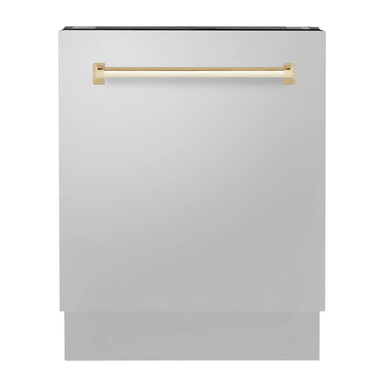 ZLINE - 36&quot; Autograph Edition Kitchen Package with Stainless Steel Dual Fuel Range, Range Hood, Dishwasher and Refrigeration with Gold Accents