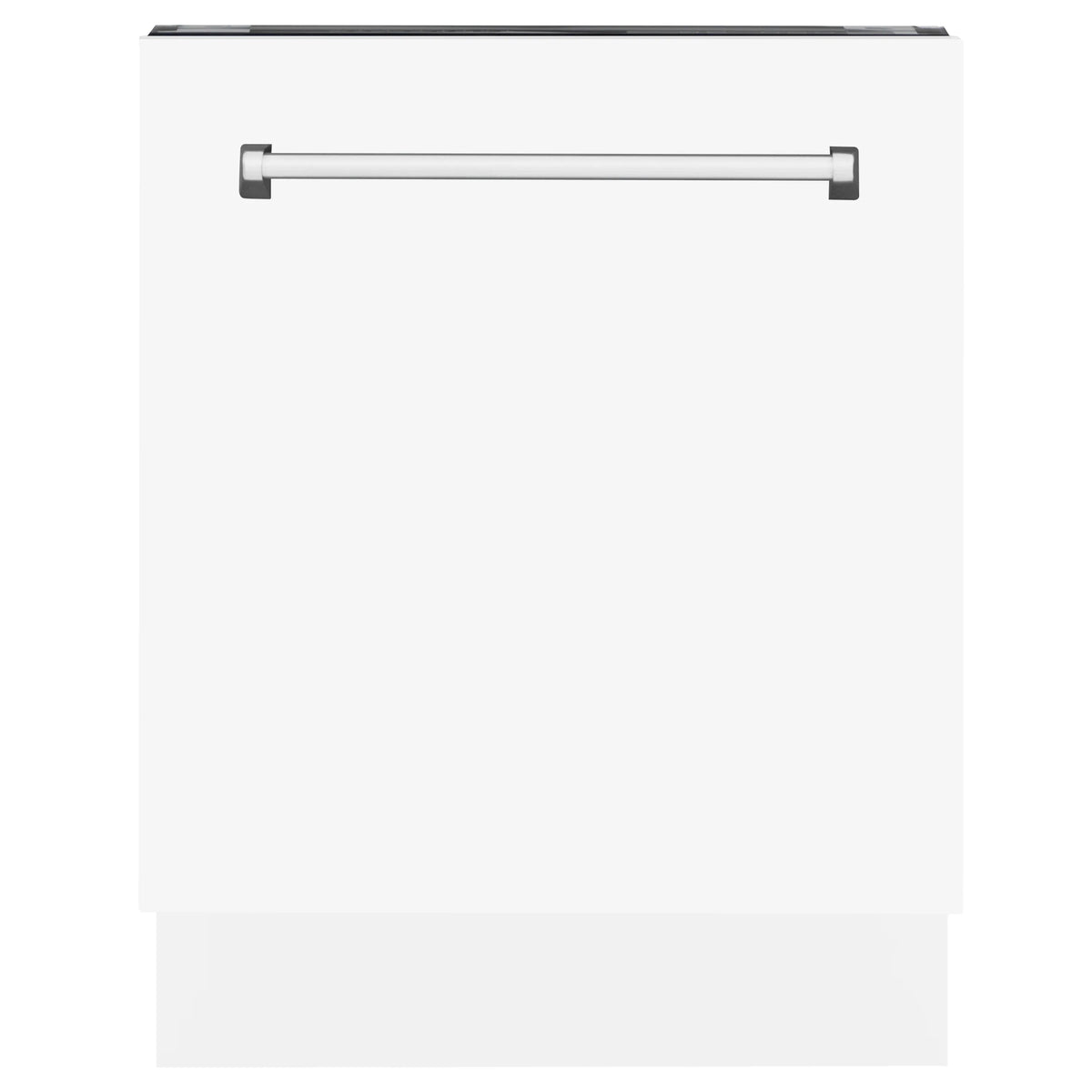 ZLINE 24&quot; Tallac Series 3rd Rack Tall Tub Dishwasher in White Matte with Stainless Steel Tub, 51dBa (DWV-WM-24)