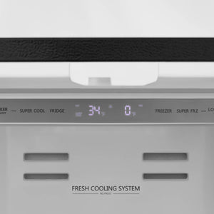 ZLINE Kitchen Package with Black Stainless Steel Refrigeration, 30" Rangetop, 30" Range Hood, 30" Single Wall Oven, and 24" Tall Tub Dishwasher