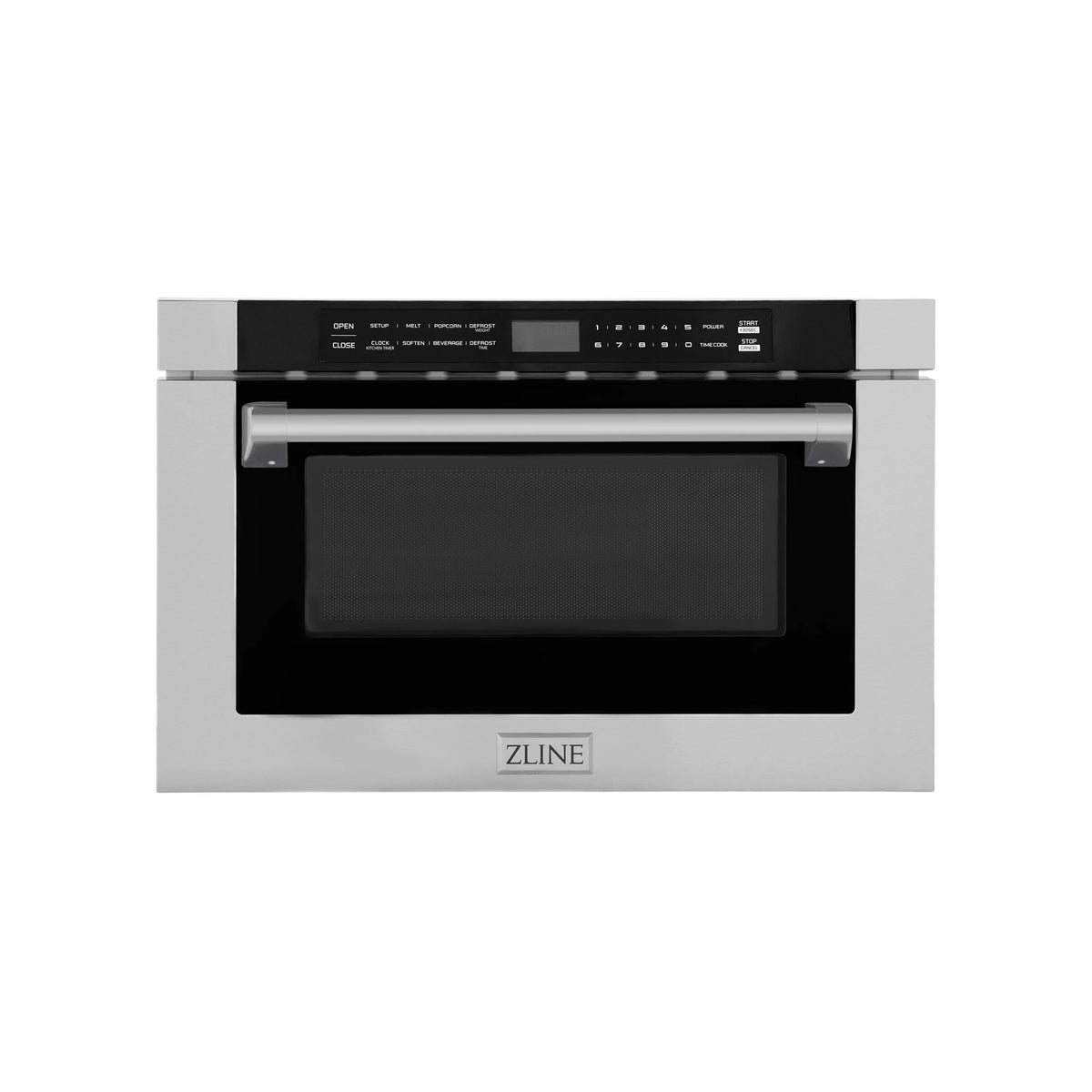 ZLINE 24&quot; 1.2 cu. ft. Built-in Microwave Drawer with a Traditional Handle in Stainless Steel