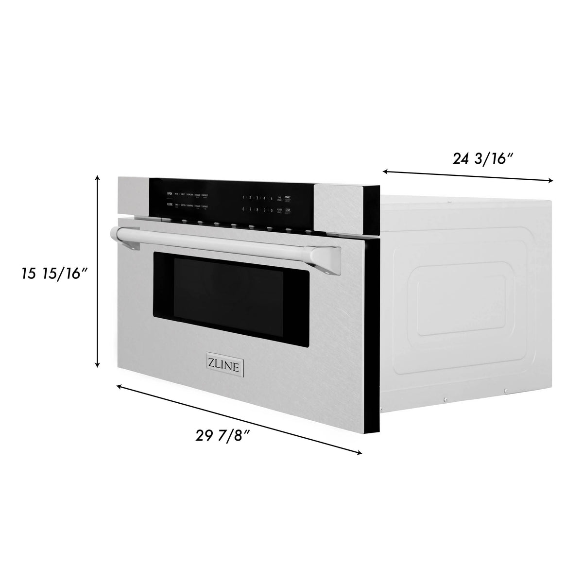 ZLINE 30&quot; 1.2 cu. ft. Built-In Microwave Drawer in Stainless Steel