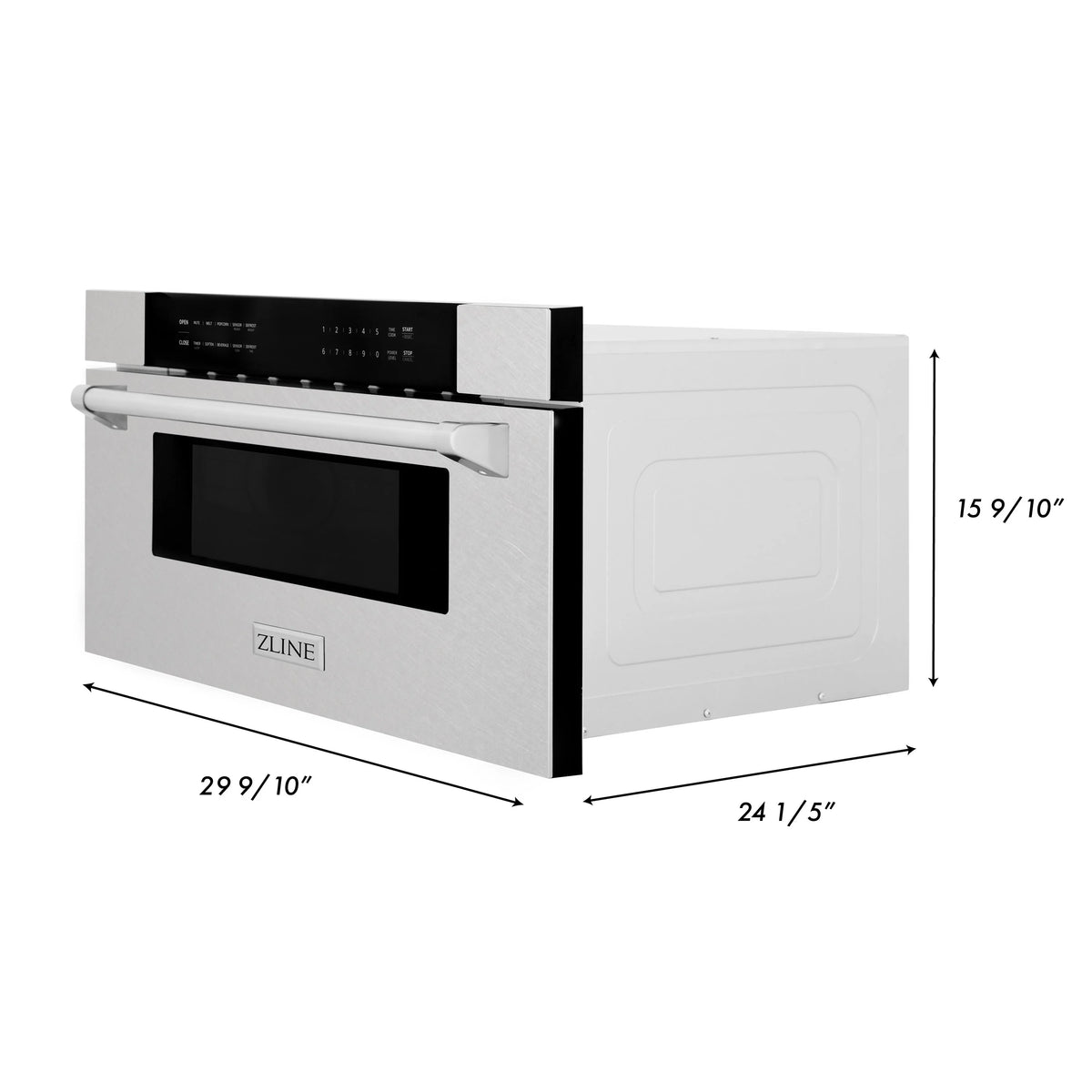 ZLINE 30&quot; 1.2 cu. ft. Built-in Microwave Drawer in Fingerprint Resistant Stainless Steel