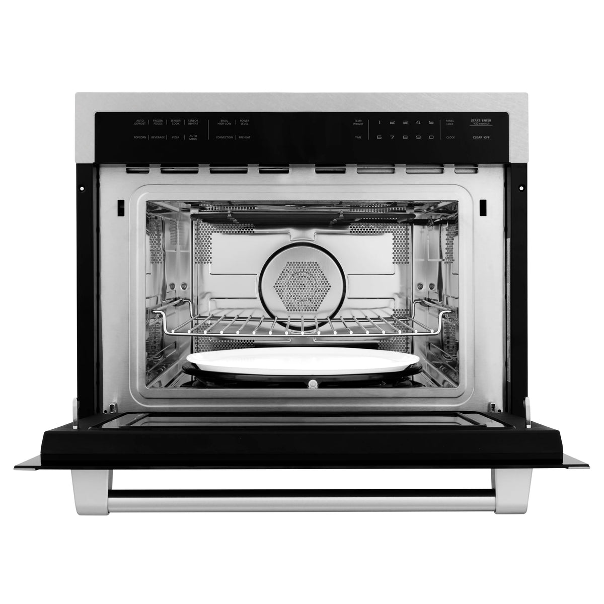 ZLINE 24&quot; 1.6 cu ft. Built-in Convection Microwave Oven in Fingerprint Resistant with Speed and Sensor Cooking