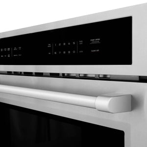 ZLINE - Stainless Steel 30" Built-in Convection Microwave Oven and 30" Single Wall Oven with Self Clean