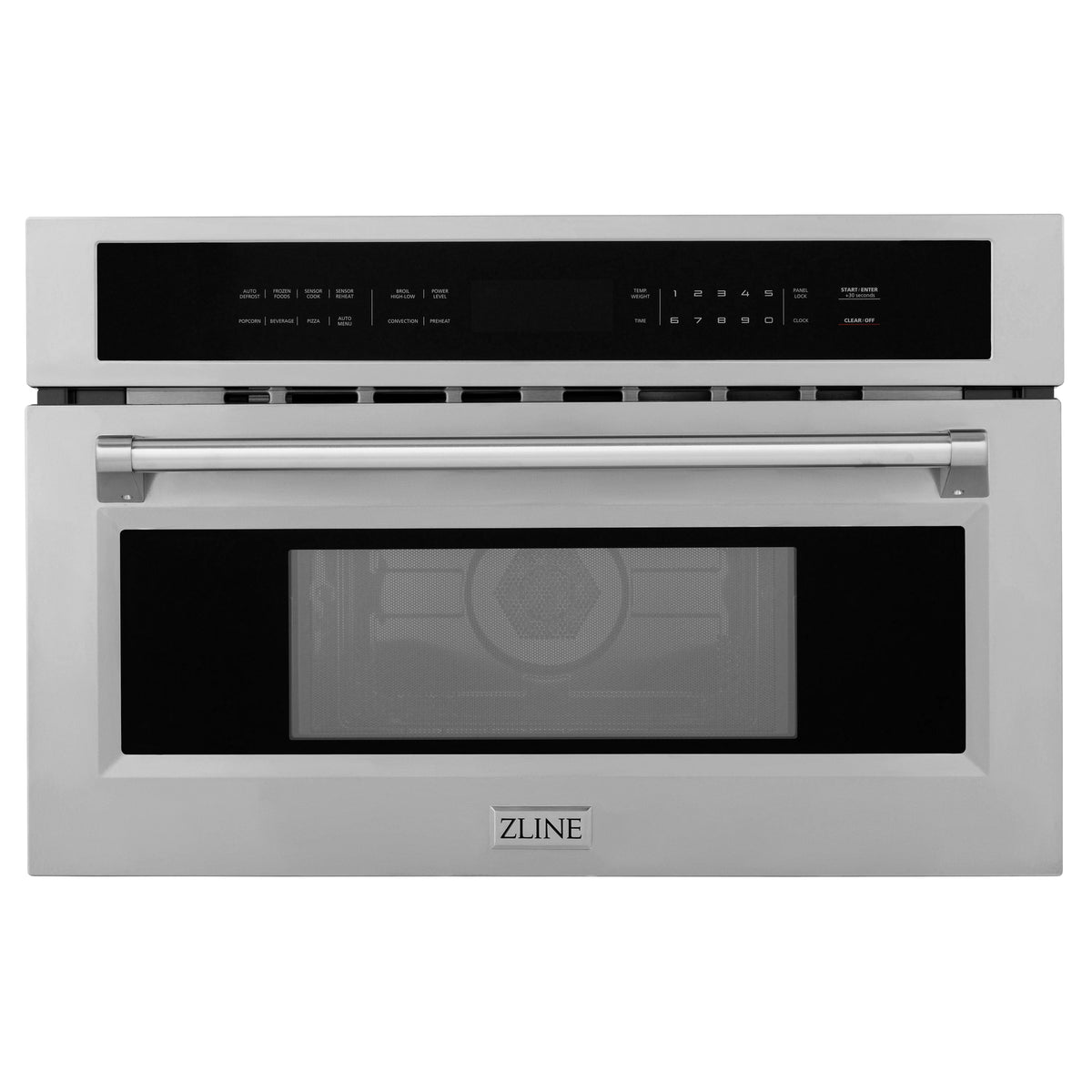 ZLINE - Kitchen Package with Refrigeration, 30&quot; Stainless Steel Rangetop, 30&quot; Single Wall Oven, 30&quot; Microwave Oven