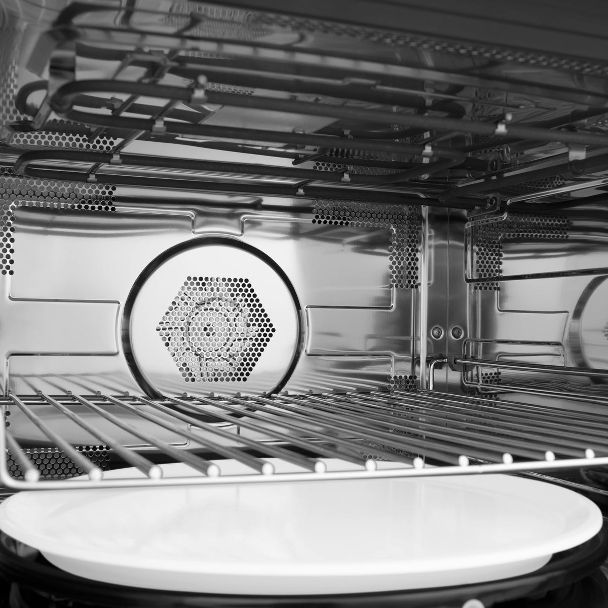 ZLINE - Autograph Edition 30” 1.6 cu ft. Built-in Convection Microwave Oven in Black Stainless Steel and Gold Accents