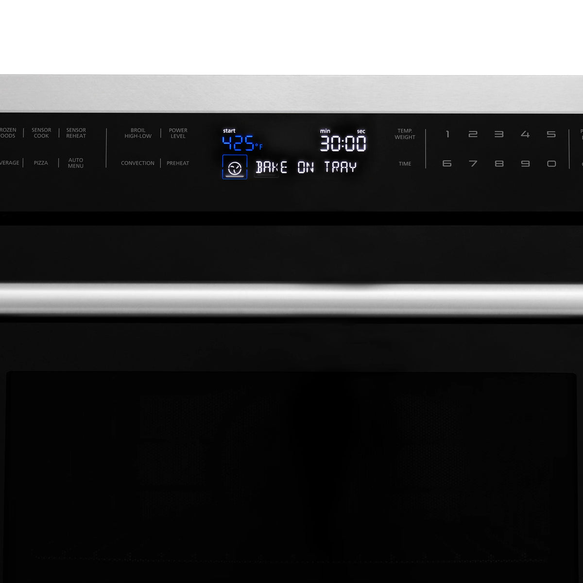 ZLINE 30” 1.6 cu ft. Built-in Convection Microwave Oven in Fingerprint Resistant Stainless Steel with Speed and Sensor Cooking