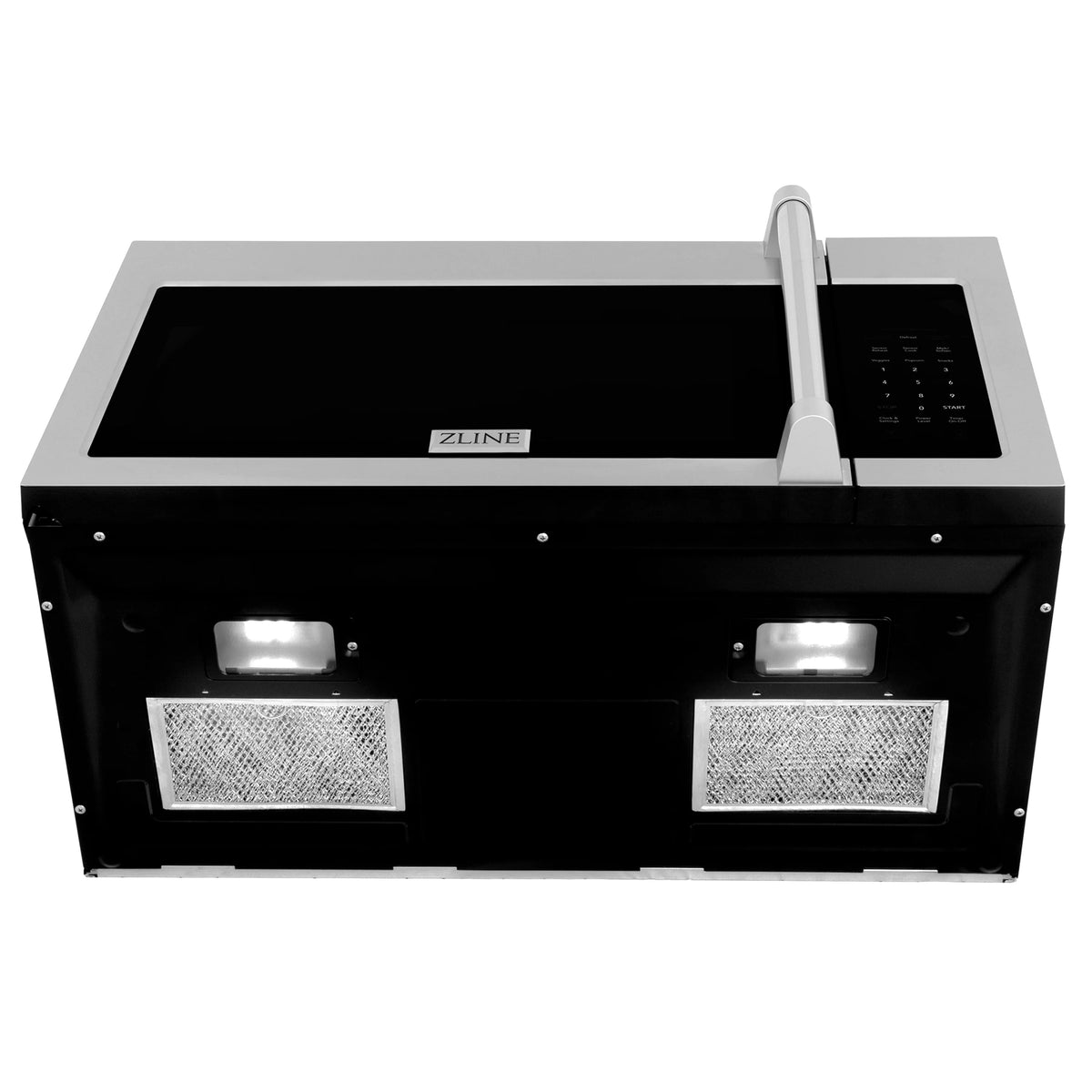 ZLINE 1.5 cu. ft. Over the Range Convection Microwave Oven in Stainless Steel with Traditional Handle and Sensor Cooking