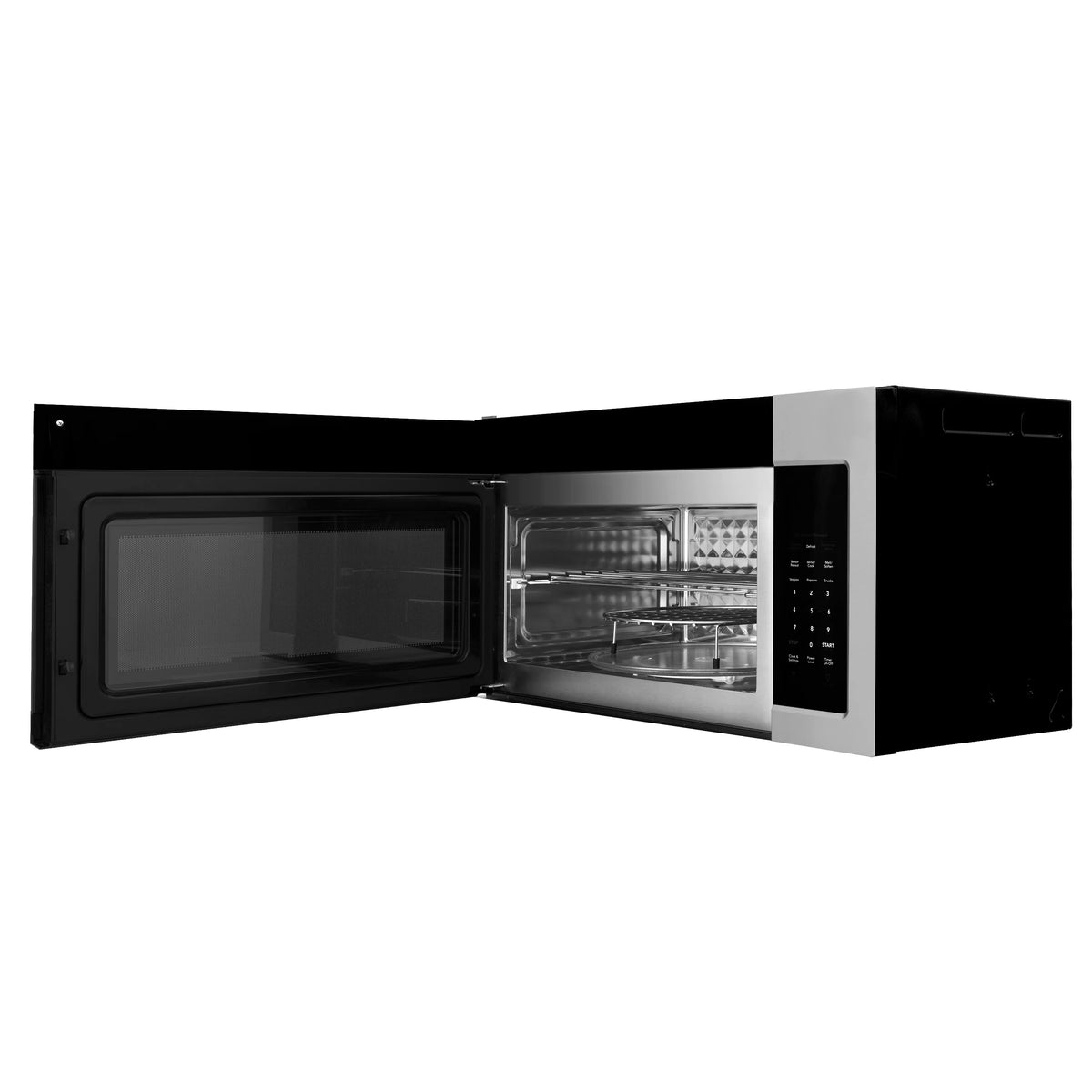 ZLINE 1.5 cu. ft. Over the Range Convection Microwave Oven in Stainless Steel with Traditional Handle and Sensor Cooking