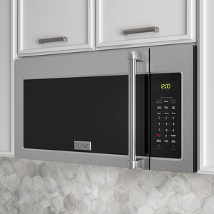 ZLINE 1.5 cu. ft. Over the Range Convection Microwave Oven in Fingerprint Resistant Stainless Steel with Traditional Handle and Sensor Cooking