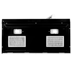 ZLINE 30" 1.5 cu. ft. Over the Range Microwave in Fingerprint Resistant Stainless Steel, Traditional Handle and Set of 2 Charcoal Filters