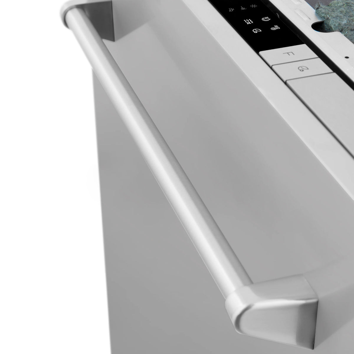 ZLINE 24 in. Stainless Steel Top Control Dishwasher with Stainless Steel Tub and Traditional Style Handle, 52dBa