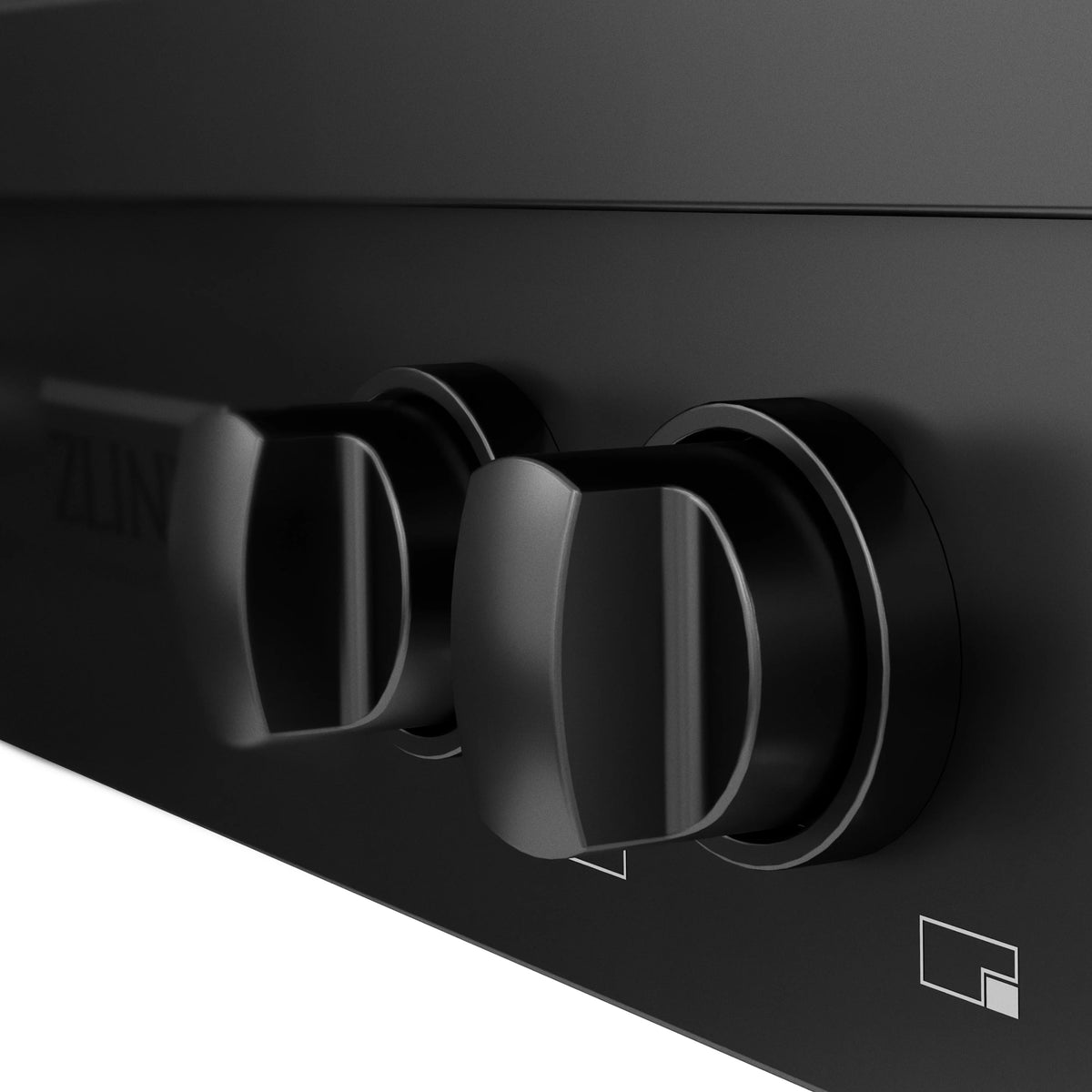 ZLINE - 30 in. Paramount Gas Rangetop with 4 Burners and Porcelain Cooktop in Black Stainless Steel