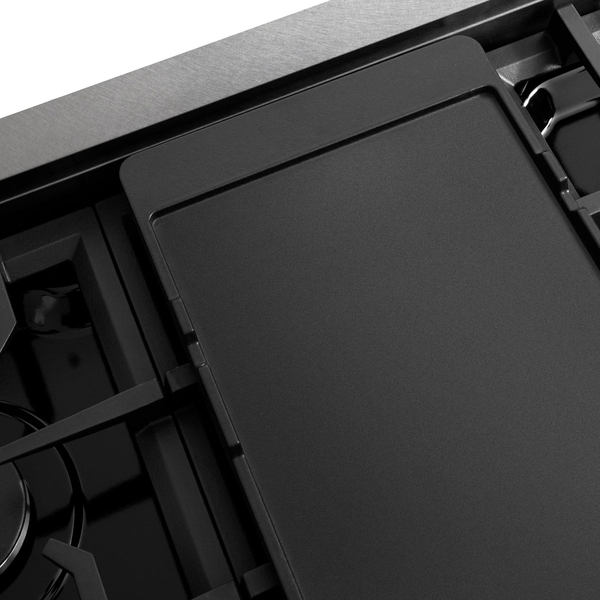 ZLINE - 48 in. Paramount Gas Rangetop with 8 Burners and Porcelain Cooktop in Satin Stainless Steel