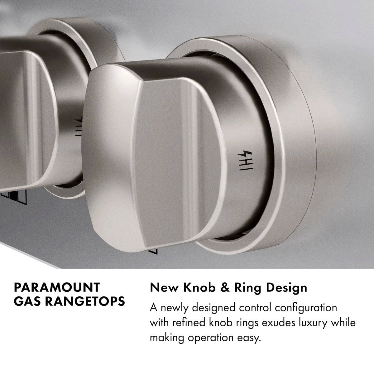 ZLINE - 36 in. Paramount Gas Rangetop with 6 Burners and Porcelain Cooktop in Stainless Steel