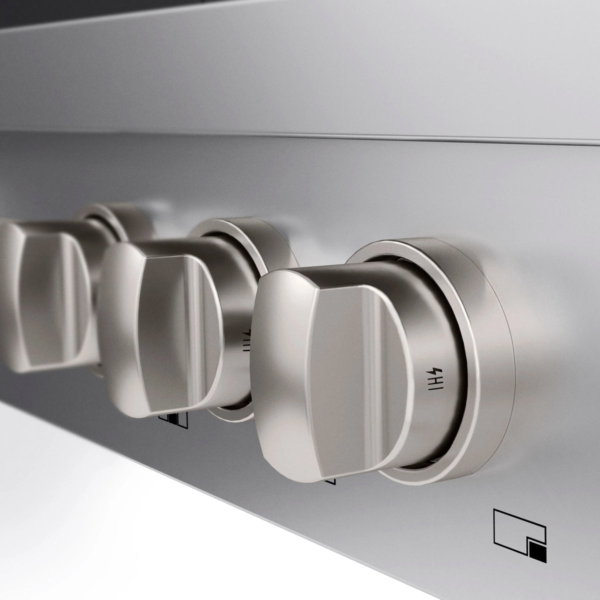 ZLINE - 36 in. Paramount Gas Rangetop with 6 Burners and Porcelain Cooktop in Stainless Steel