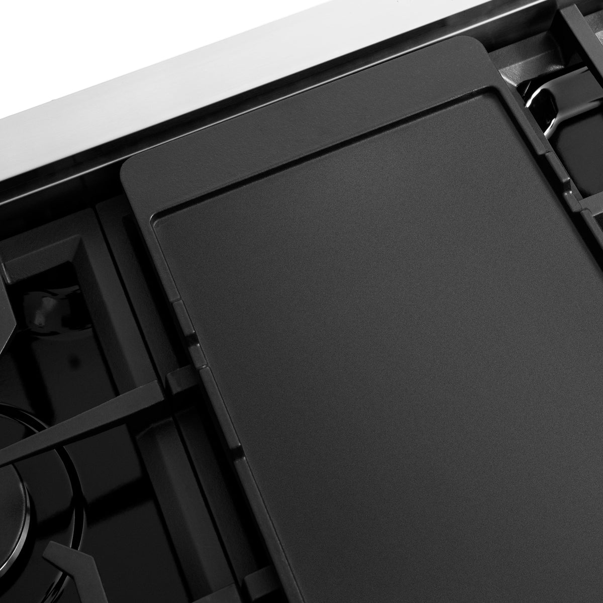 ZLINE - 48 in. Paramount Gas Rangetop with 8 Burners and Porcelain Cooktop in Stainless Steel (SRT48)