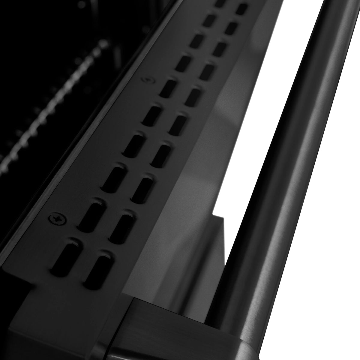 ZLINE - 48 in. 6.7 cu. ft. Paramount Double Oven Dual Fuel Range in Black Stainless Steel with 8 Brass Burners (SDRB-BR-48)