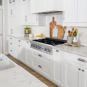ZLINE 30" Porcelain Gas Stovetop with 4 Gas Burners and Griddle (RT-GR-30)
