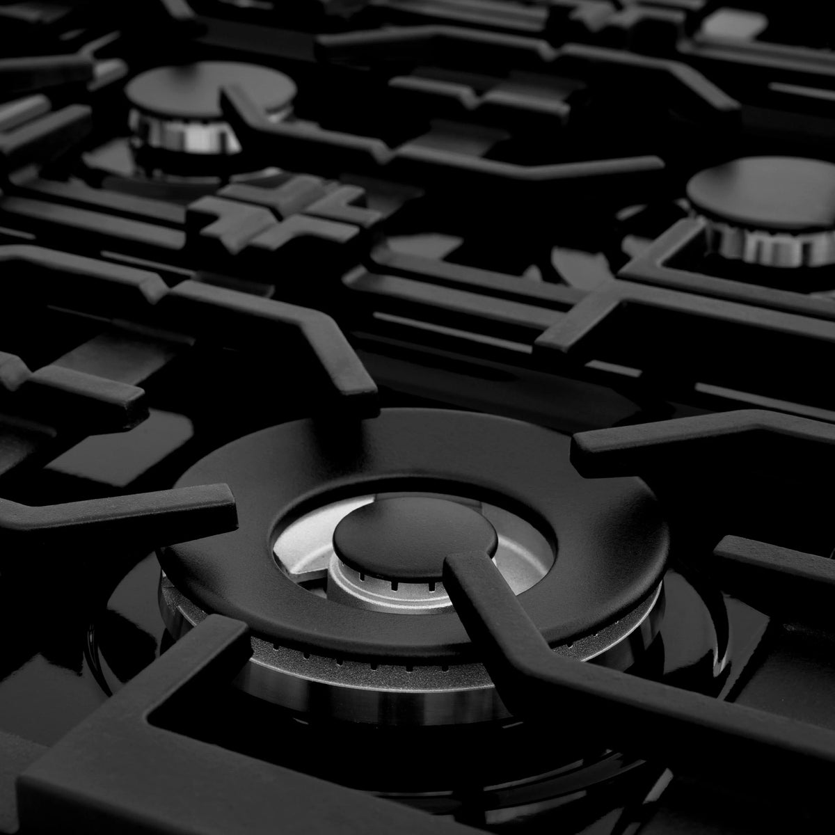 ZLINE 30&quot; Porcelain Gas Stovetop in Fingerprint Resistant Stainless Steel with 4 Gas Burners (RTS-30)