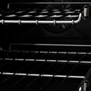 ZLINE - Autograph Edition 60 in. 7.4 cu. ft. Legacy Dual Fuel Range with 9 Burner Gas Cooktop and 2 Electric Convection Ovens in Stainless Steel with White Matte Doors and Matte Black Accents