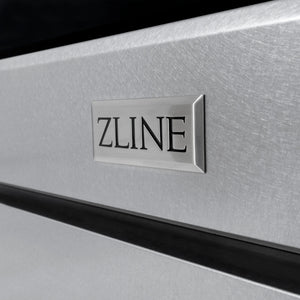 ZLINE - 36 in. 5.2 cu. ft. Paramount Dual Fuel Range with 6 Burner Gas Cooktop and Electric Convection Oven in Satin Stainless Steel (SDRS-36)