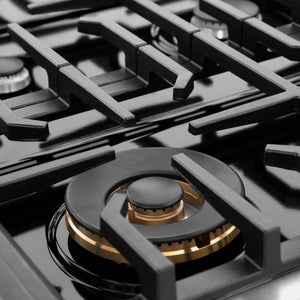 ZLINE - 36 in. 5.2 cu. ft. Paramount Dual Fuel Range with 6 Burner Gas Cooktop and Electric Convection Oven in Satin Stainless Steel (SDRS-36)