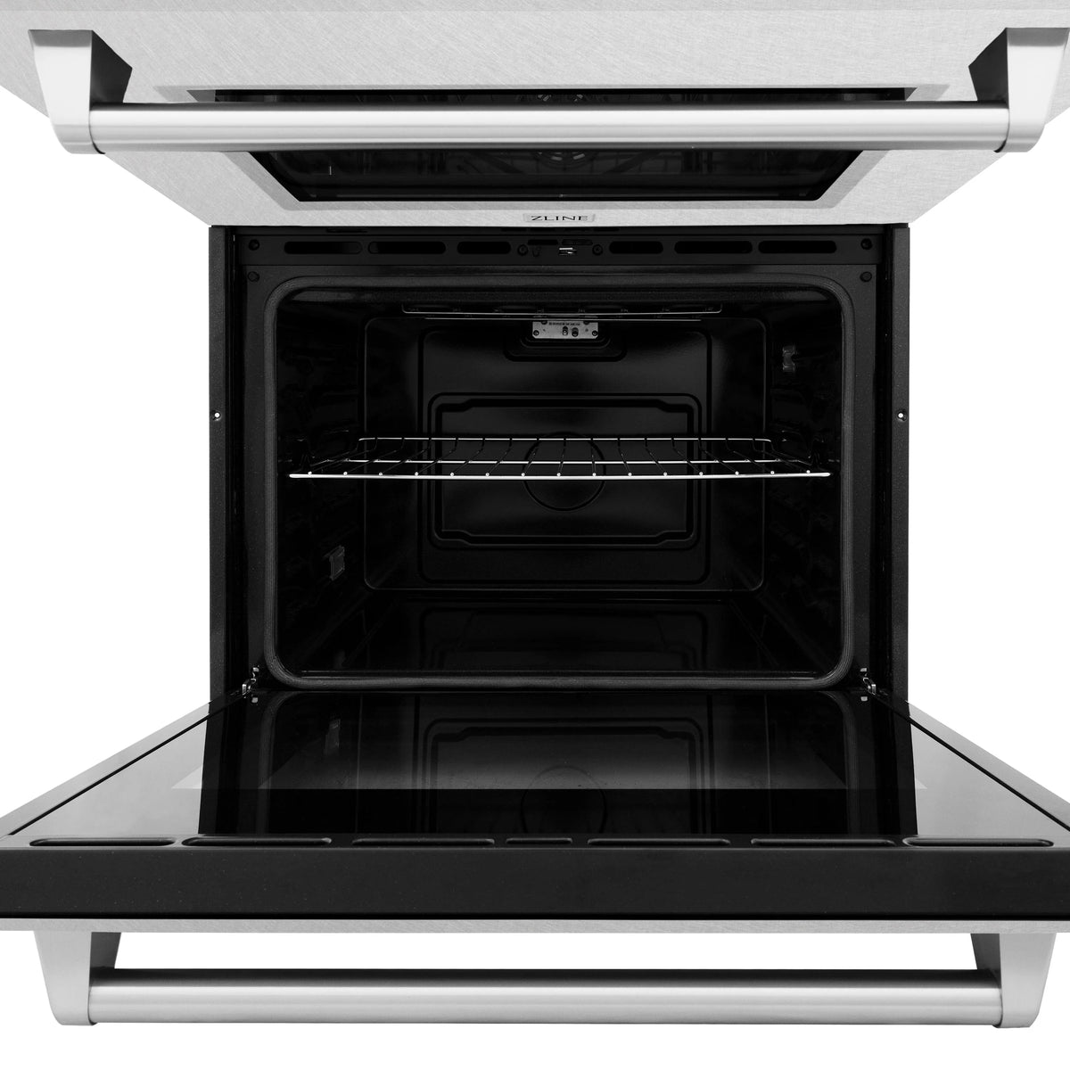 ZLINE - 30 in. Professional True Convection Double Wall Oven with Air Fry and Self Clean in Satin Stainless Steel