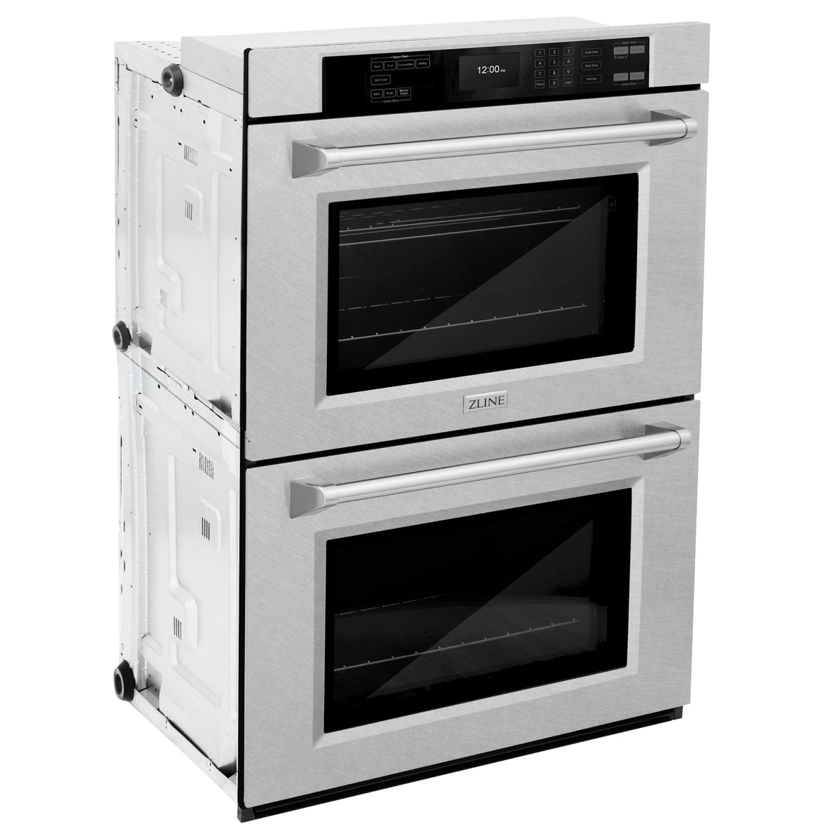ZLINE - 30 in. Professional True Convection Double Wall Oven with Air Fry and Self Clean in Satin Stainless Steel