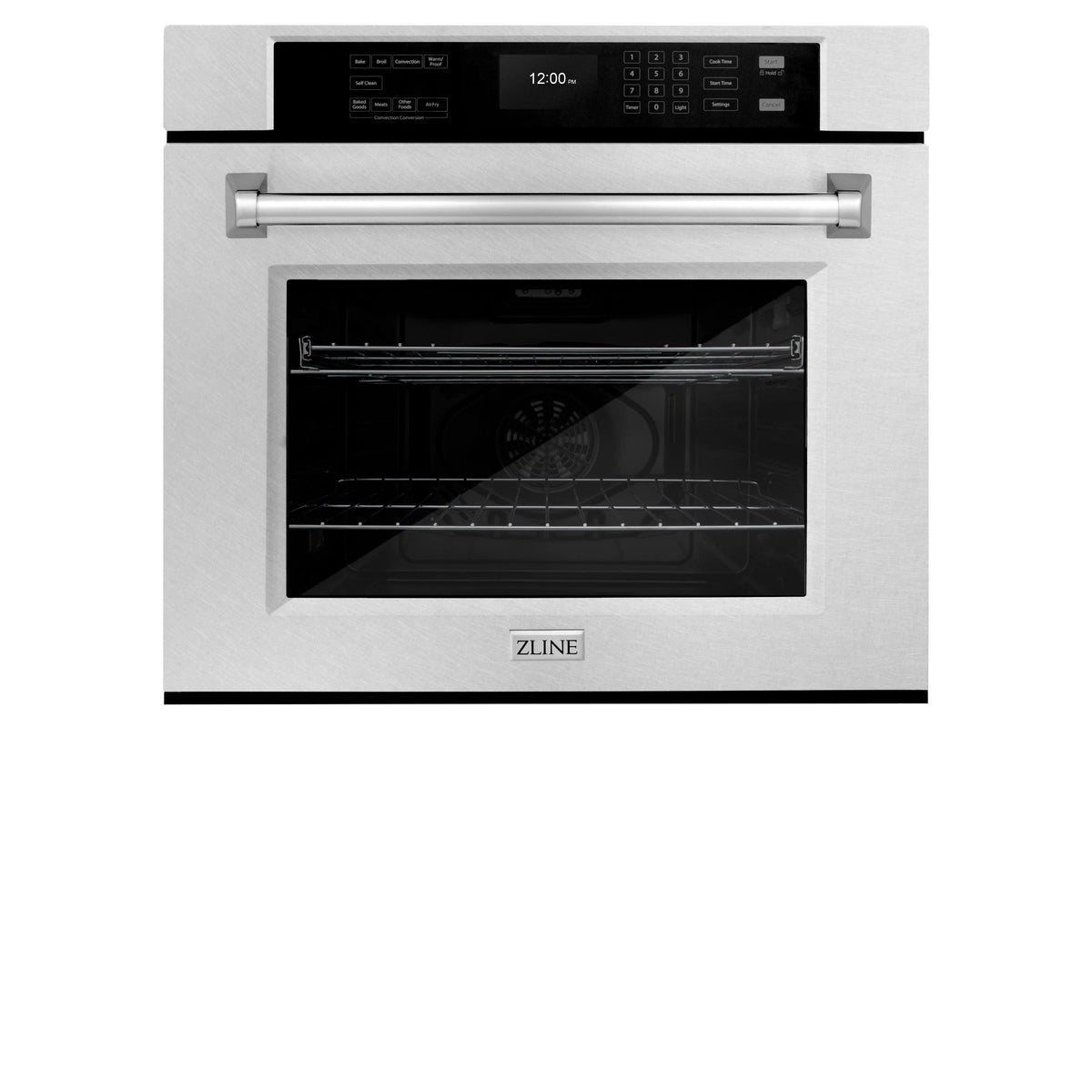 ZLINE - 30 in. Professional True Convection Single Wall Oven with Air Fry and Self Clean in Satin Stainless Steel