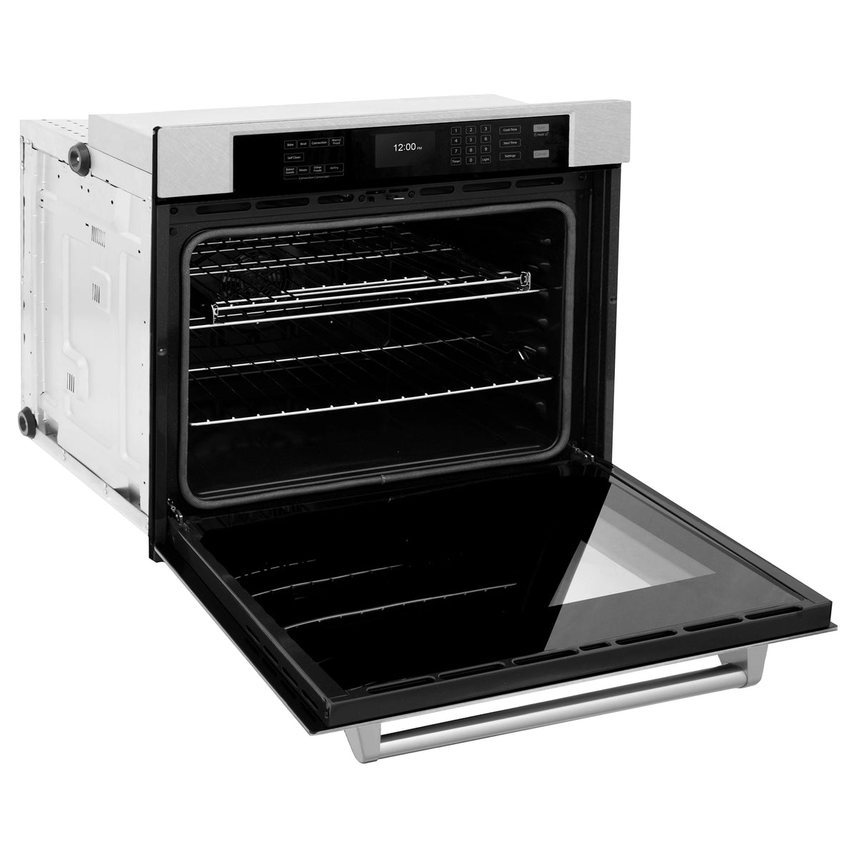 ZLINE - 30 in. Professional True Convection Single Wall Oven with Air Fry and Self Clean in Satin Stainless Steel
