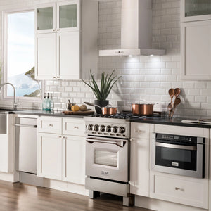 ZLINE - 24" Convertible Vent Wall Mount Range Hood in Stainless Steel (KE-24)