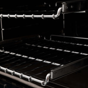 ZLINE - 30 in. Kitchen Package with Satin Stainless Steel Dual Fuel Range and Convertible Vent Range Hood