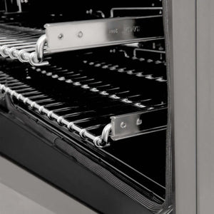 ZLINE - 30 in. Kitchen Package with Satin Stainless Steel Dual Fuel Range and Convertible Vent Range Hood