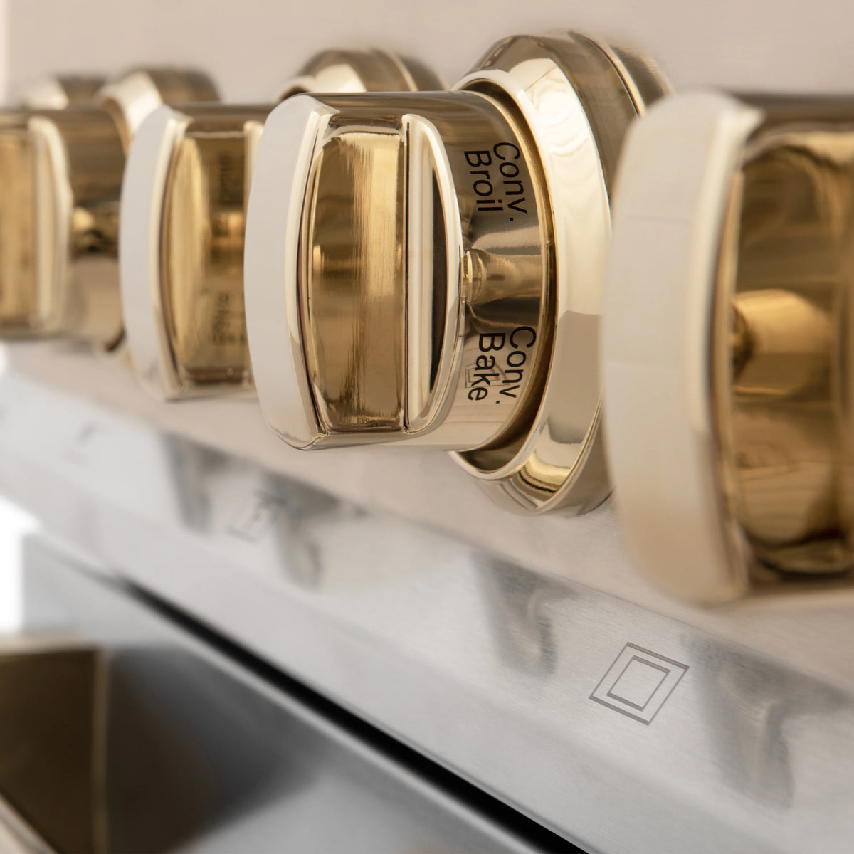 ZLINE - 36&quot; Autograph Edition Kitchen Package with Stainless Steel Dual Fuel Range, Range Hood, Dishwasher and Refrigeration with Gold Accents