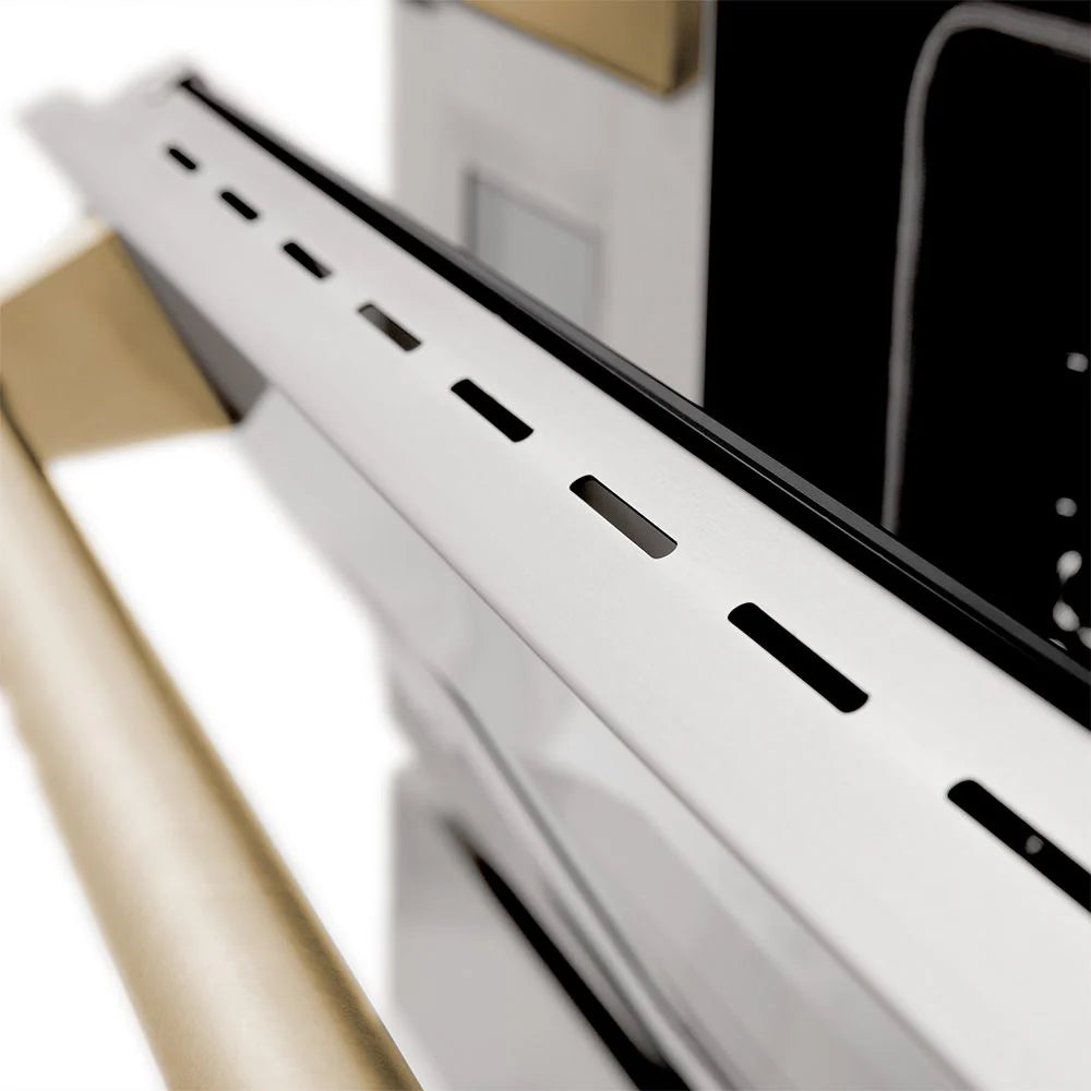 ZLINE - 48&quot; Autograph Edition Kitchen Package with Stainless Steel Dual Fuel Range and Range Hood with Gold Accents