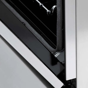 ZLINE - Autograph Edition 60 in. 7.4 cu. ft. Legacy Dual Fuel Range with 9 Burner Gas Cooktop and 2 Electric Convection Ovens in Stainless Steel and Matte Black Accents