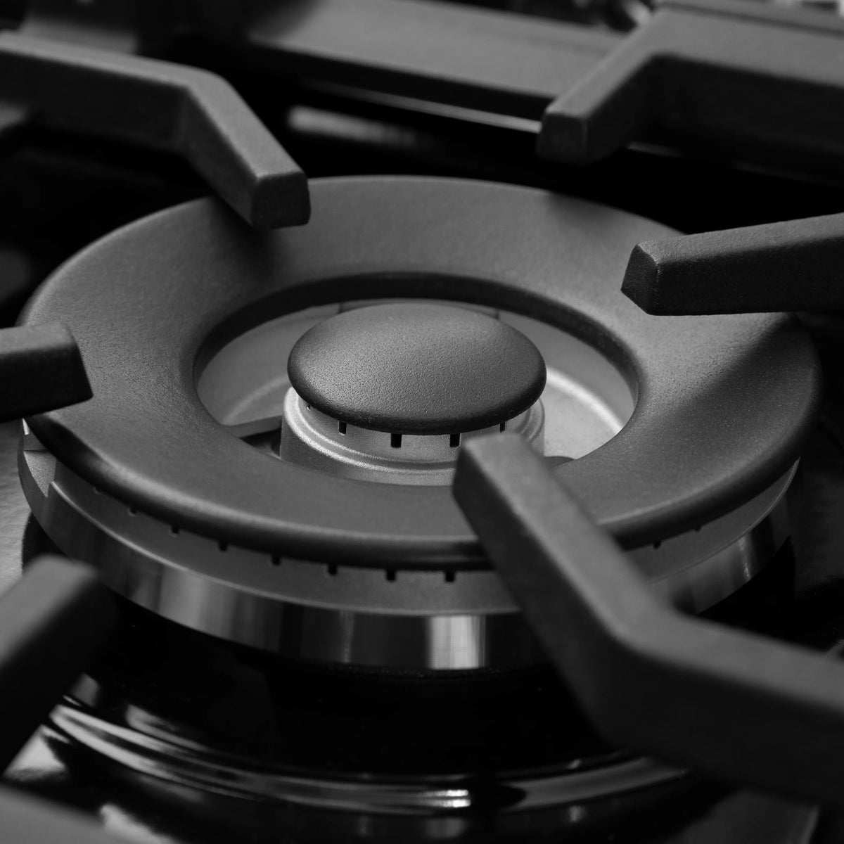 ZLINE - Kitchen Package with Refrigeration, 48&quot; Stainless Steel Rangetop, 30&quot; Single Wall Oven, 30&quot; Microwave Oven