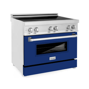 ZLINE 36" 4.6 cu. ft. Induction Range with a 4 Element Stove and Electric Oven in Stainless Steel (RAIND-36)