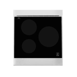 ZLINE 24" 2.8 cu. ft. Induction Range with a 3 Element Stove and Electric Oven in Black Matte (RAIND-BLM-24)