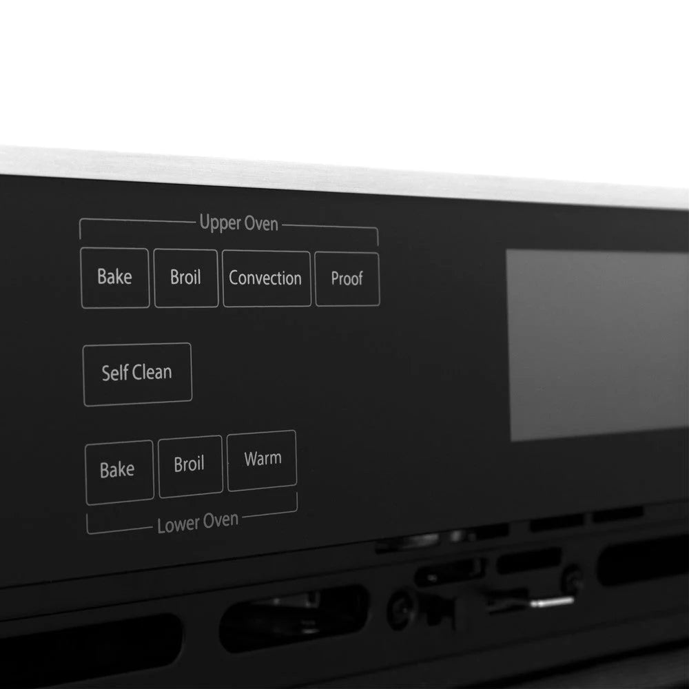 ZLINE - Kitchen Package with 48&quot; Stainless Steel Rangetop and 30&quot; Double Wall Oven (2KP-RTAWD48)