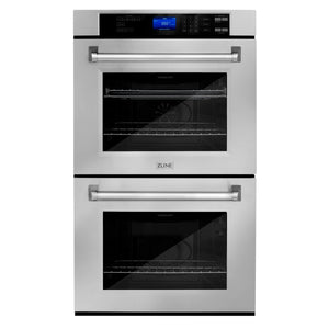 ZLINE Kitchen Package with Refrigeration, 36" Stainless Steel Rangetop, 36" Range Hood, 30" Double Wall Oven and 24" Tall Tub Dishwasher