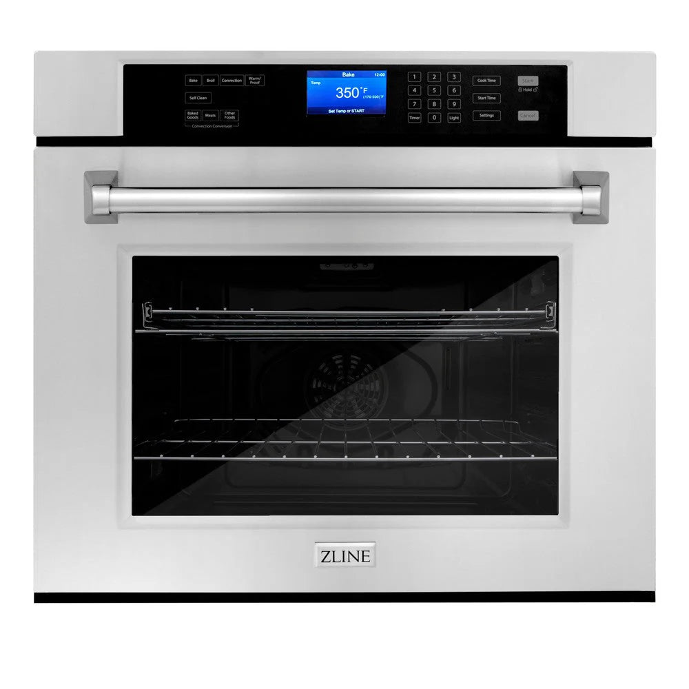 ZLINE - Kitchen Package with 36&quot; Stainless Steel Rangetop and 30&quot; Single Wall Oven (2KP-RTAWS36)