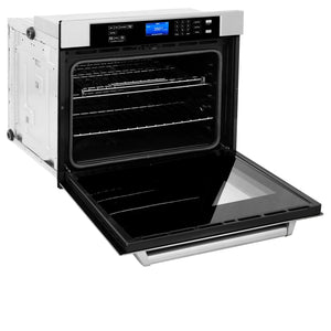 ZLINE - Kitchen Package with 36" Stainless Steel Rangetop and 30" Single Wall Oven (2KP-RTAWS36)