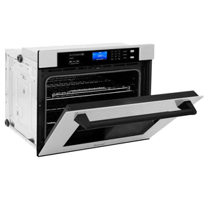 ZLINE 30" Autograph Edition Single Wall Oven with Self Clean and True Convection in Stainless Steel, Matte Black